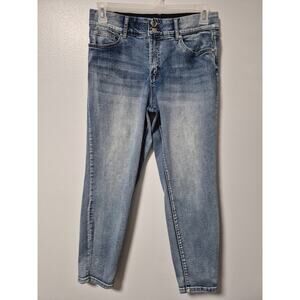 Indigo Poppy Women's 10P Jeans Blue Denim The Claudine Skinny